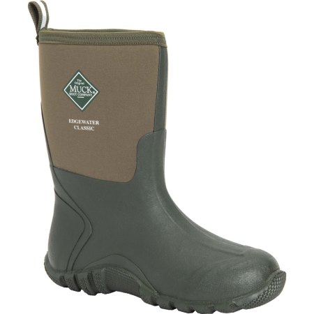 Muck Boots Edgewater Classic Mid Munkabakancs Férfi Zöld | ECM300