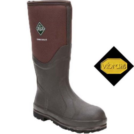 Muck Boots Steel Toe Chore Cool Magas Boot Hosszú Szárú Csizma Férfi Barna | CSCTSTL